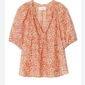 Xirena Jules Top in Marigold - Orange Floral XS